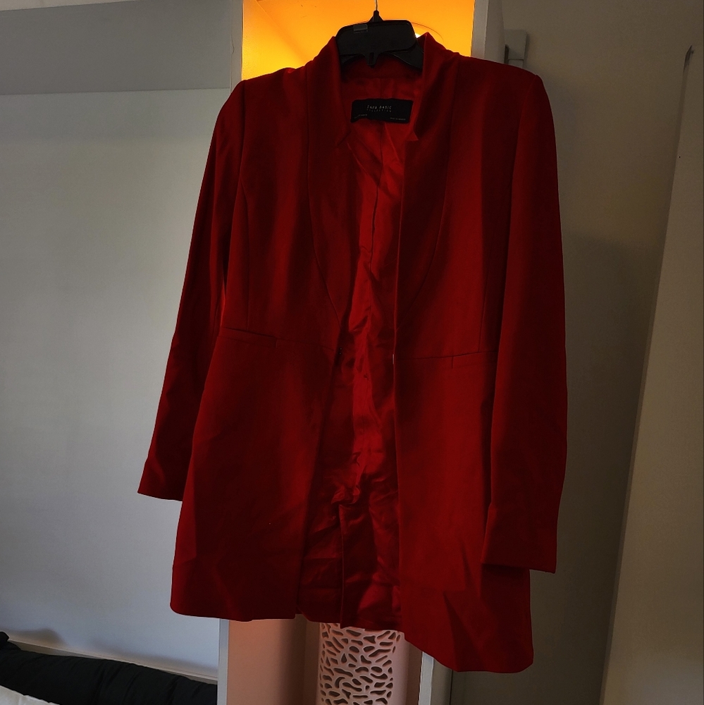 BOGO EVERYTHING $10 Red Zara blazer